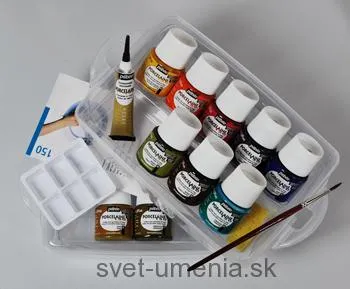 Sada farieb Pebeo Discovery na porcelán, 6 x 20 ml