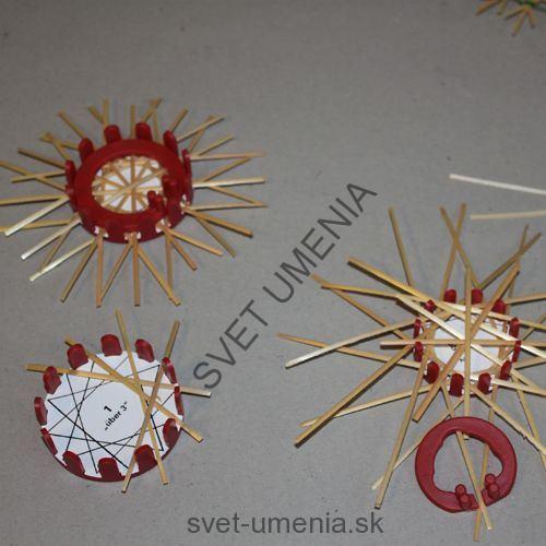 EFCO Slama 22cm, 50ks - jemne bielená