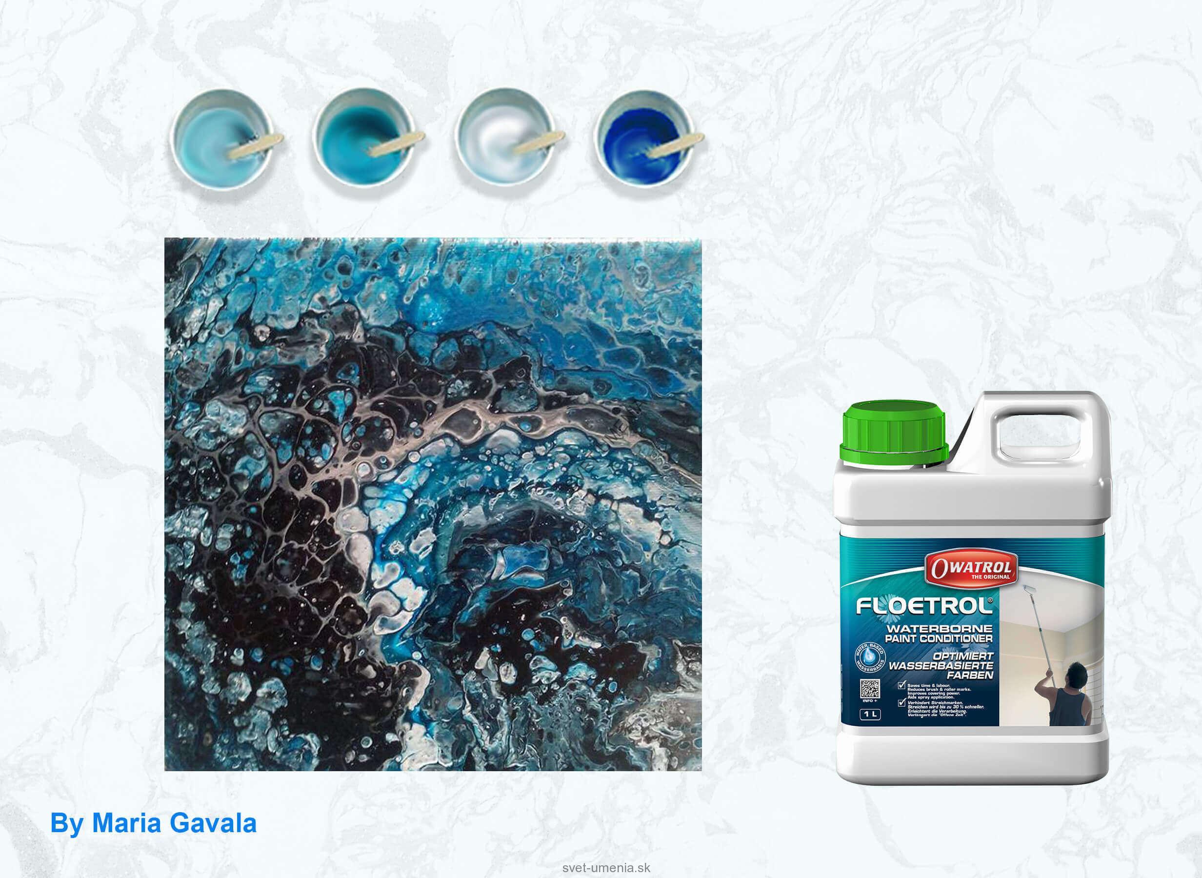 Kondicionér na akrylové farby FLOETROL - 2,5 litra 