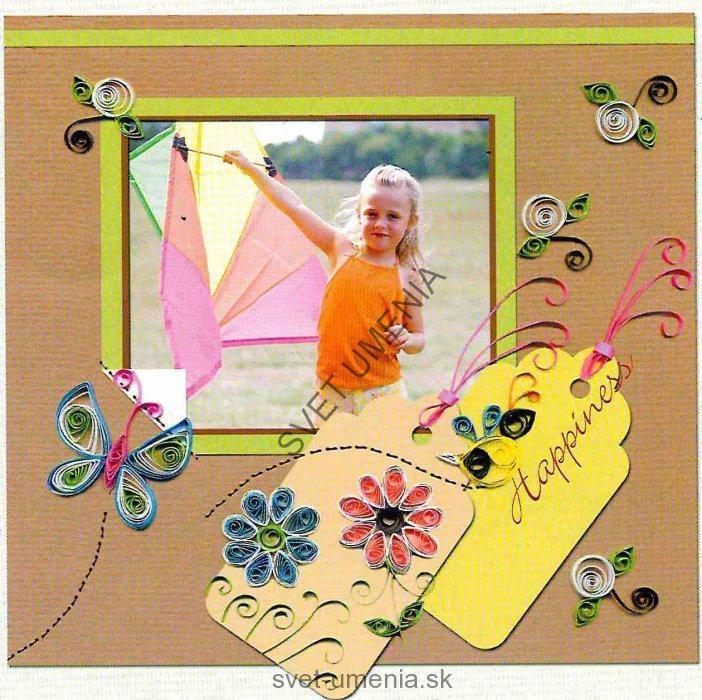 Papierové prúžky na quilling, 400ks