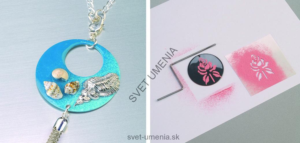 EFCOLOR kovová podložka s rukoväťou na smaltovanie pr. 106mm