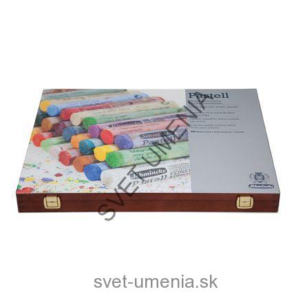 Sada suchých pastelov SCHMINCKE v drevenom kufríku, 100ks 