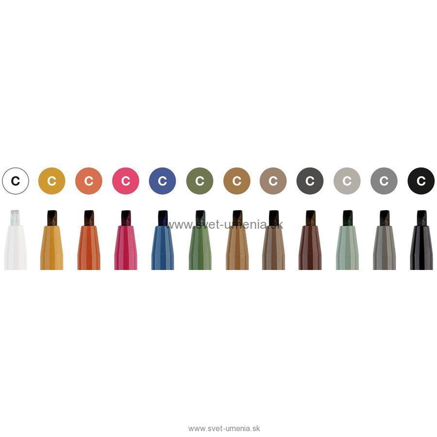 PITT kaligrafické perá (rôzne farby)