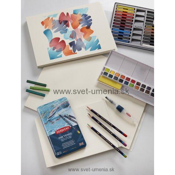 Skicár 23x30cm INKTENSE DERWENT, 300g/m2, cold press, 20 listov