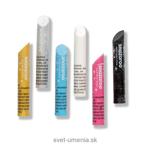 Farby na tvár v tyčinke Snazaroo univerzálne, 6 odtieňov