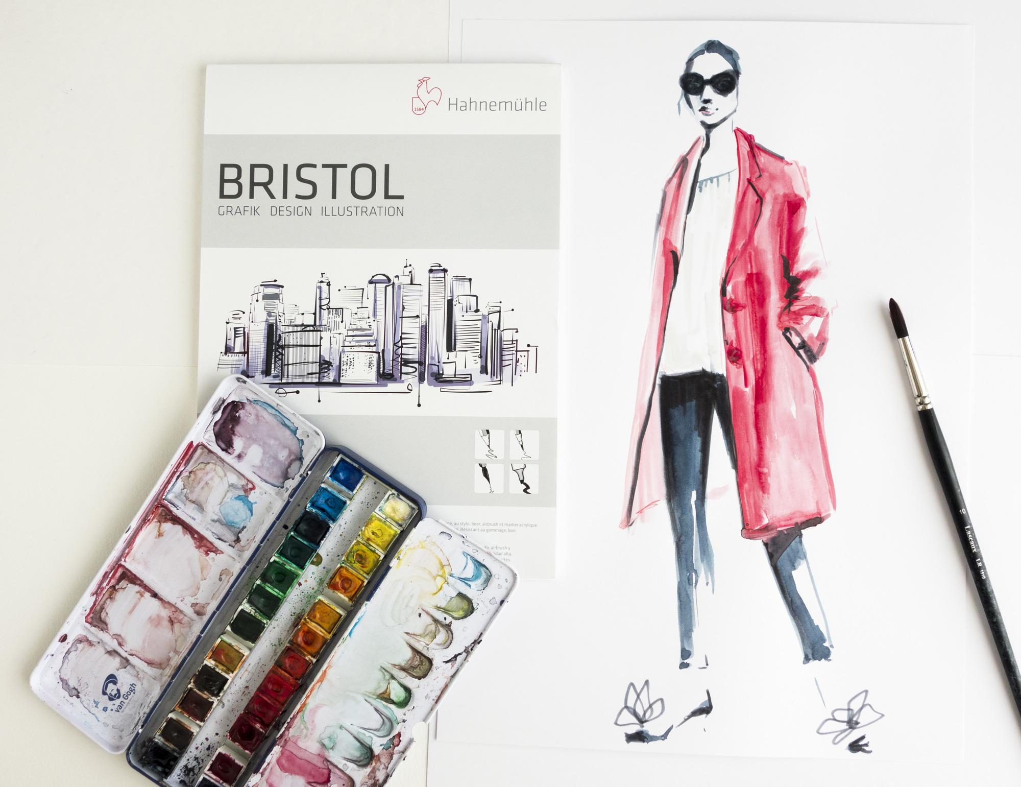 Papier 50x65cm Bristol Hahnemuhle, 625g/m2