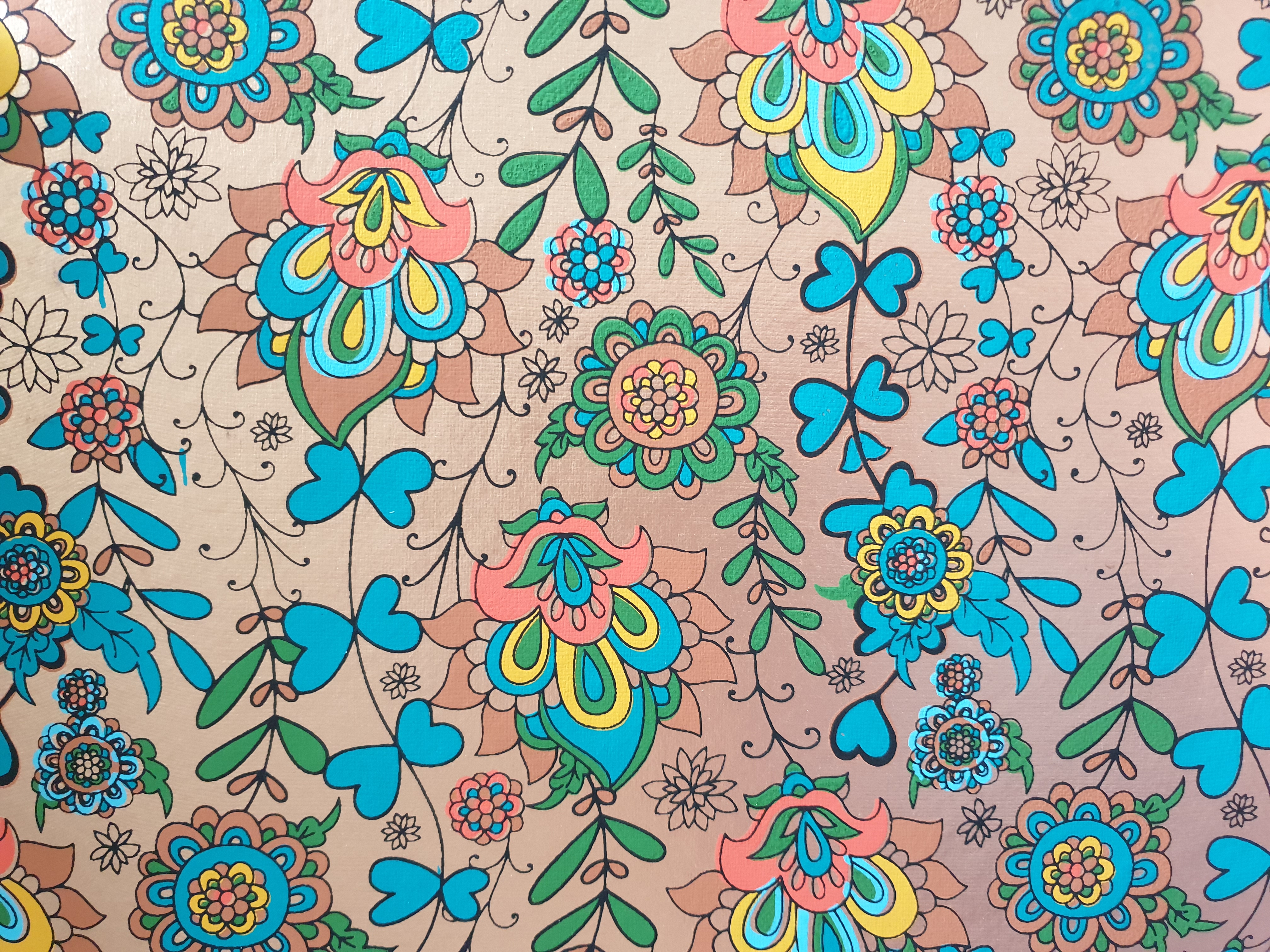 Dekoračný ručne vyrábaný papier, A4, 5ks