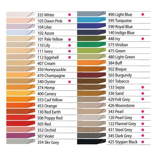 Papier A4 CANSON MI-TEINTES®, 160g/m2 (rôzne odtiene)