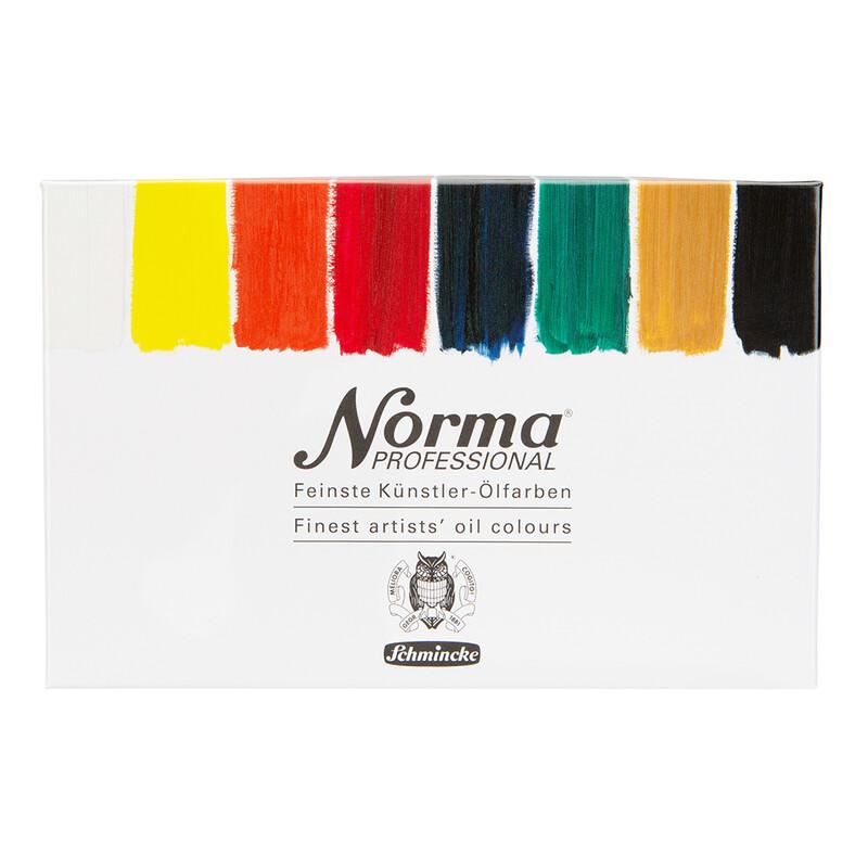 Sada 8x35ml olejových farieb NORMA professional SCHMINCKE