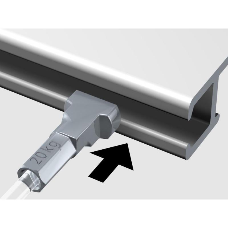 Twister 2 mm oceľ.lanko 100 cm