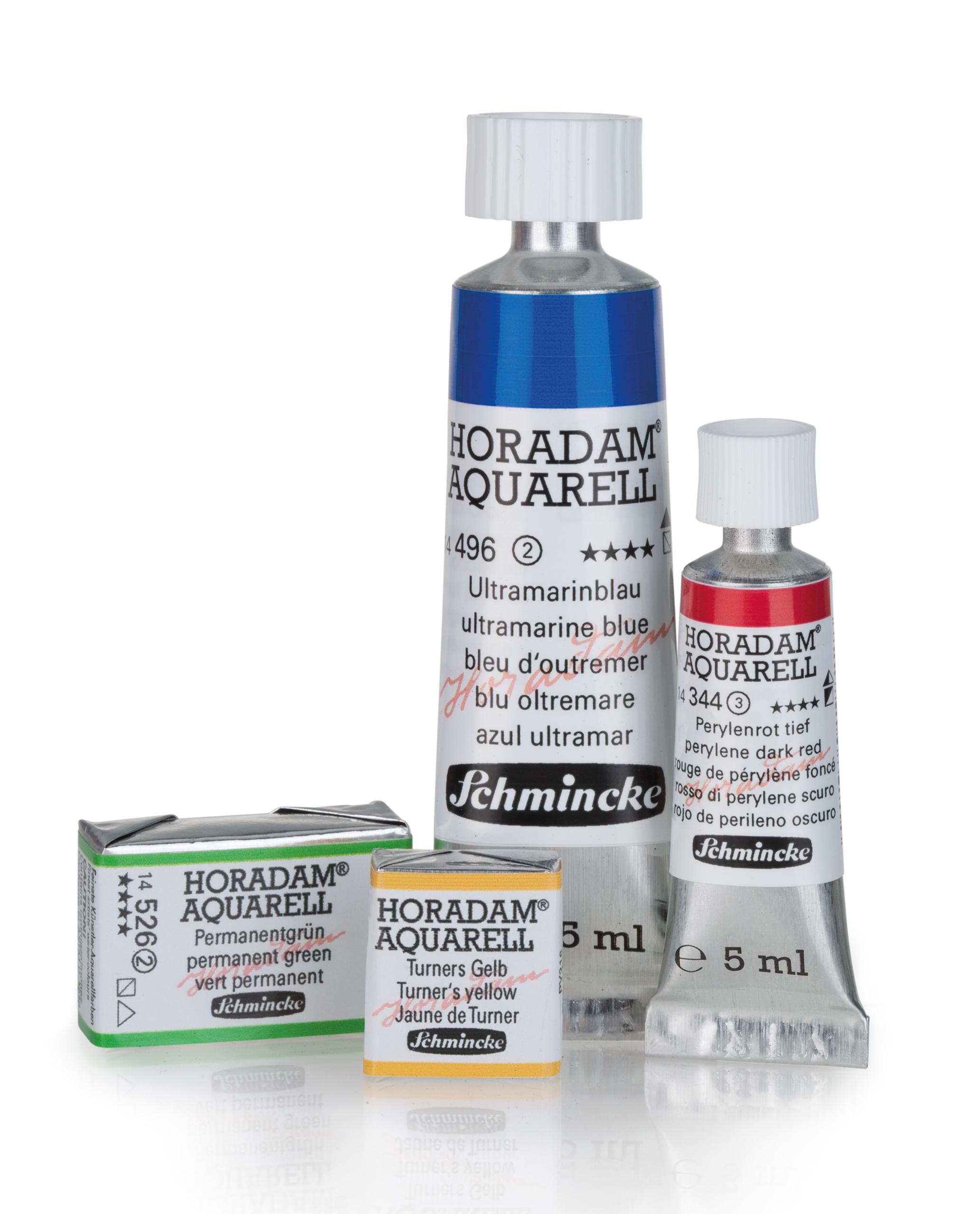 Akvarelové farby Horadam Schmincke 5ml tuba (rôzne odtiene)