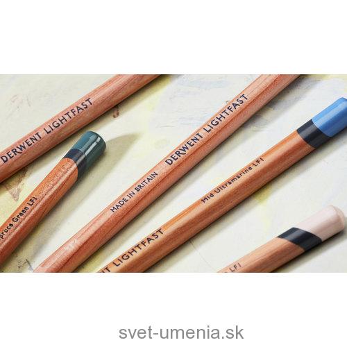 Sada 72 olejových pastelov Lightfast v ceruzke DERWENT