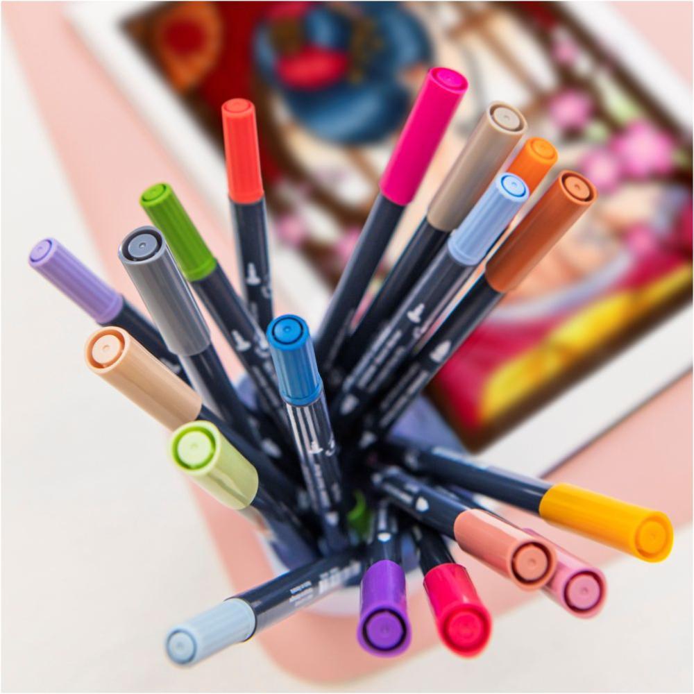 Popisovače Gofa Sketch Dual set 24 farebné