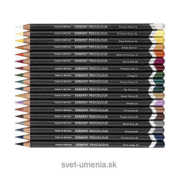 Sada 72 PROCOLOUR farebných ceruziek DERWENT