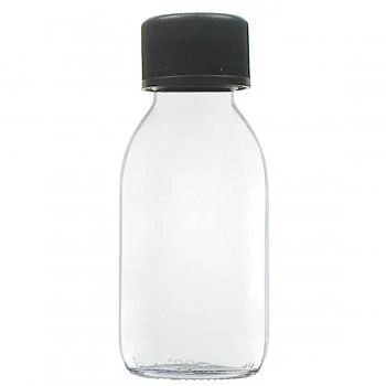 Sklenená fľaštička / liekovka 100ml s bezpečnostným uzáverom