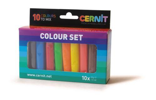 Sada 10x30g CERNIT NUMBER ONE - základné farby