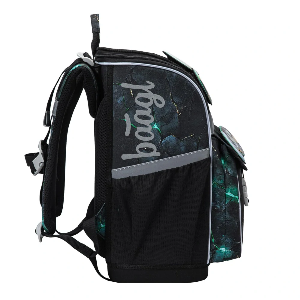 Školská sada batoh, peračník, vrecko, zástera, peňaženka - Zippy Draci II