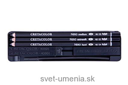 Sada uhlíkových ceruziek CRETACOLOR, 7ks