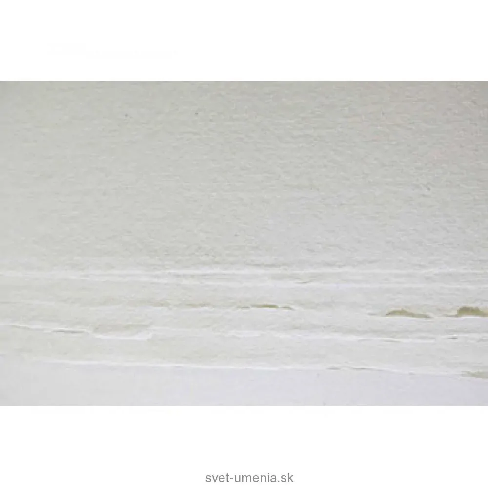 Bavlnený papier 56 x 76 cm Khadi - biely, zrnitý, 210g, 1ks