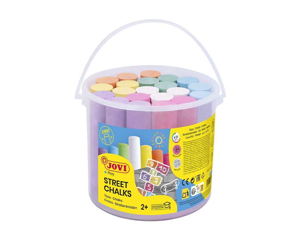 Kriedy STREET JUMBO JOVI v kýbliku, 20ks