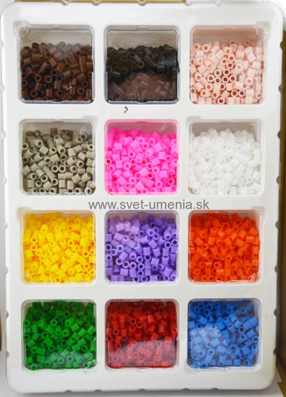 Zažehlovacie korálky 4000ks + 600ks XL korálky