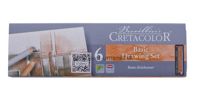 Základná sada na kreslenie CRETACOLOR, 6ks