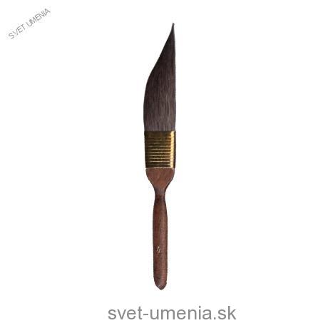 Mečovitý štetec KOLIBRI (séria 526) na maliarské písmo, prírodné veveričie štetiny, krátka rukoväť