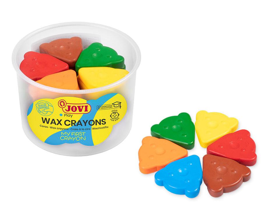 Moje prvé voskovky JOVI MEDVEDÍK, 10 farieb - 30ks