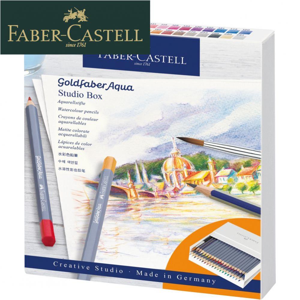 Pastelky Goldfaber Aqua-set 38 farebné-studio box