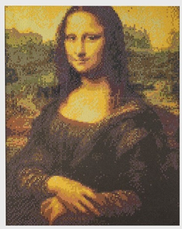 Diamantový obrázok 40x50cm - Mona Lisa