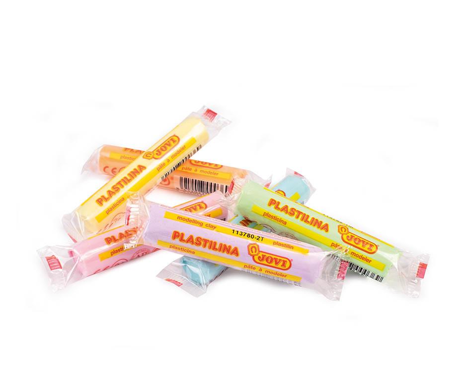 Plastelína JOVI - pastelové farby, 6x15g