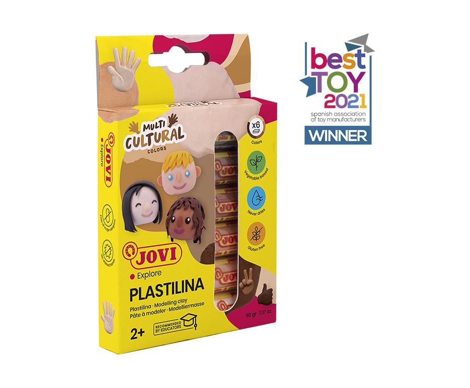 Plastelína JOVI - farby pleti, 6x15g