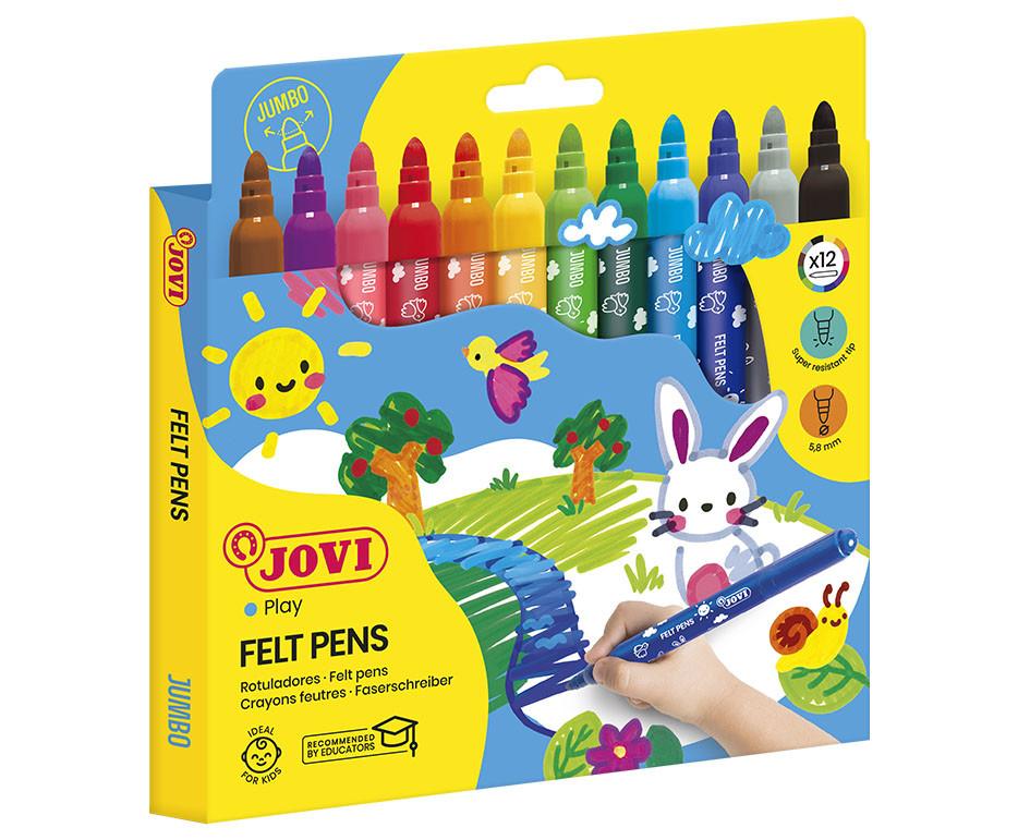 Fixky JOVI MAXI pre deti - hrubé, 12ks