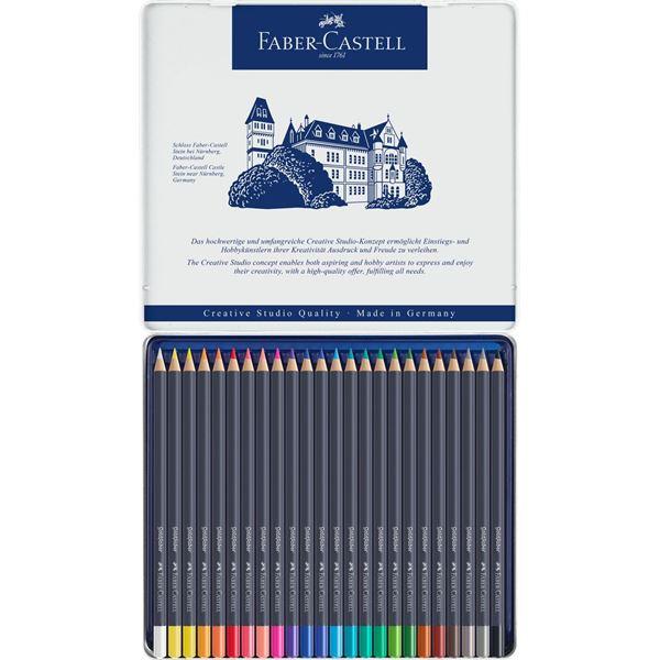 Pastelky Goldfaber permanent set-plech 24 farebné