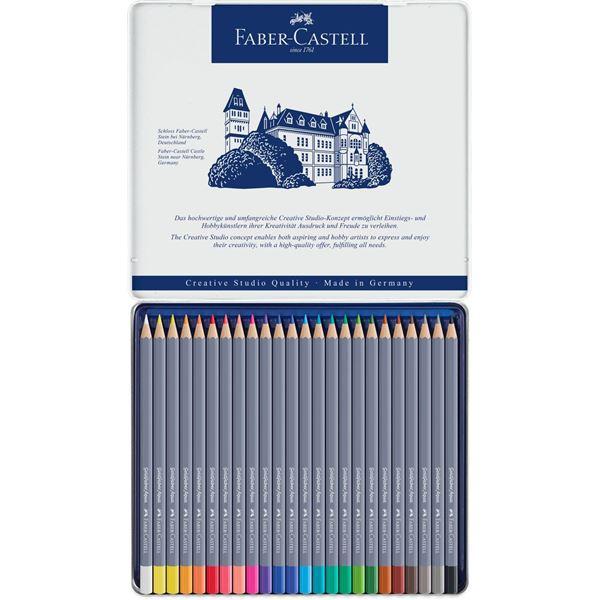 Pastelky Goldfaber Aqua set-plech 24 farebné