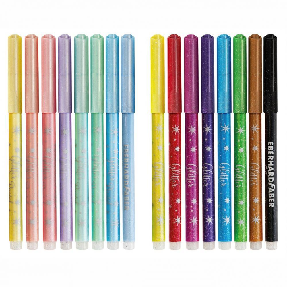 Popisovače Glitter set 16 farebné