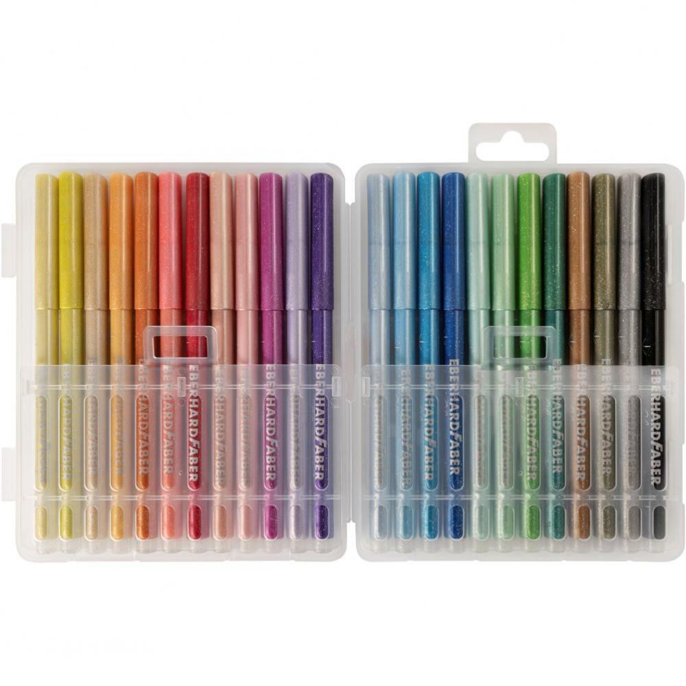 Popisovače Glitter set 24 farebné