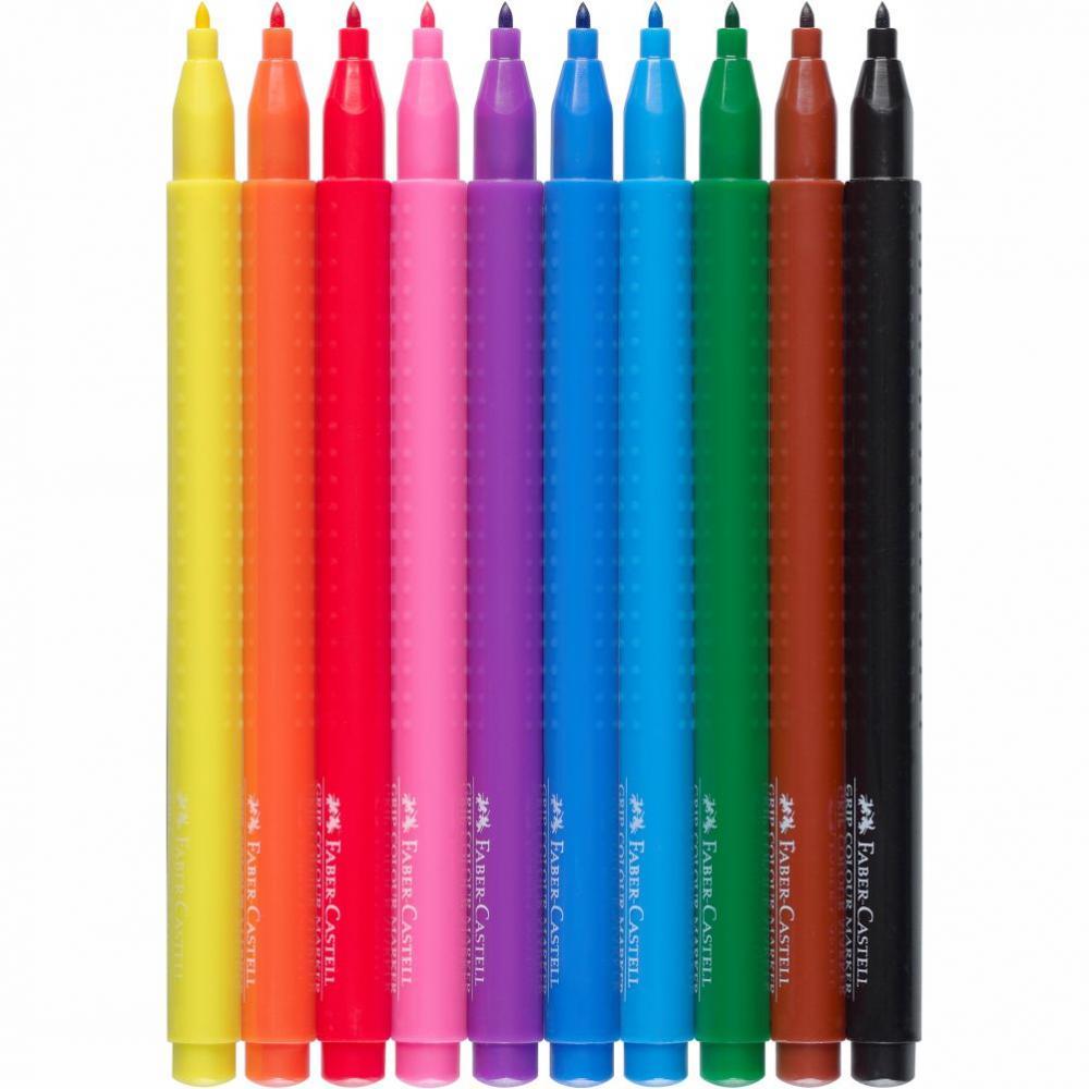 Popisovače Grip 10 farebné