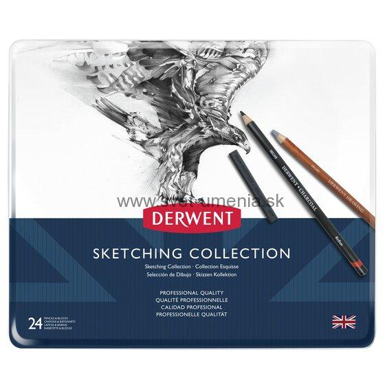 Sada 24 umeleckých ceruziek SKETCHING COLLECTIONS DERWENT