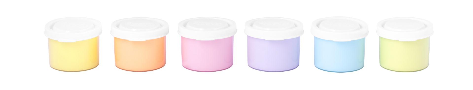 Prstové farby 5x35ml JOVI - pastelové farby