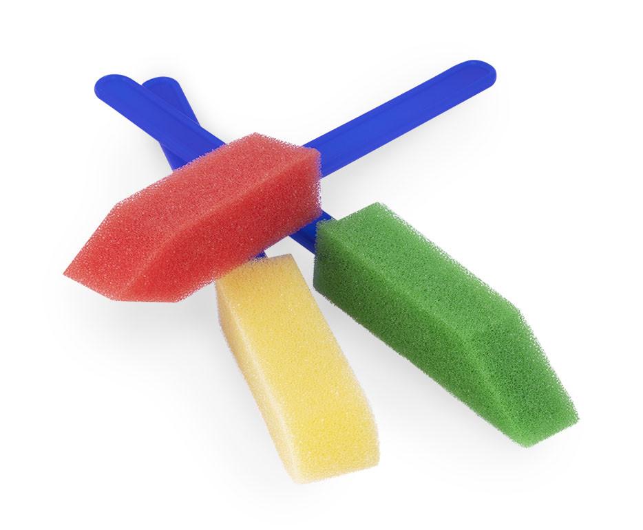 Penové štetce JOVI na maľovanie, 3ks