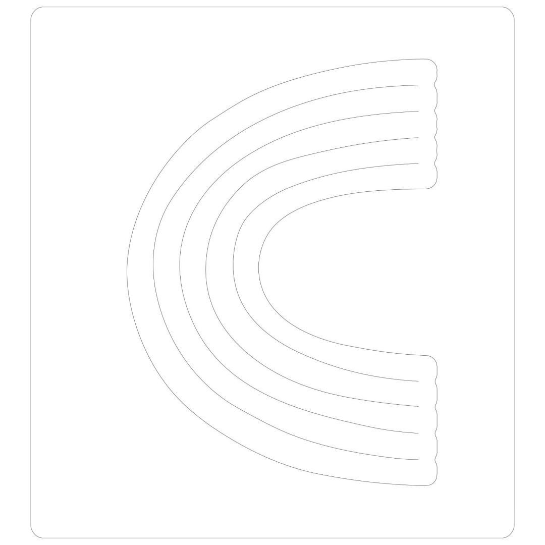 Sizzix Vyrezávacia šablóna Bigz - Duha