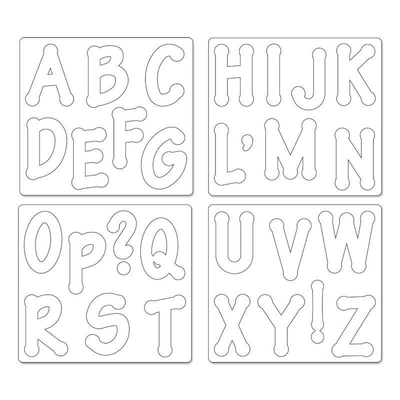 SIZZIX Vyrezávacia šablóna Bigz - sada 4ks - Abeceda Lollipop shadow