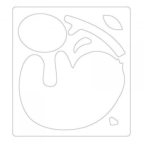 SIZZIX Vyrezávacia šablóna Bigz - Leňochod