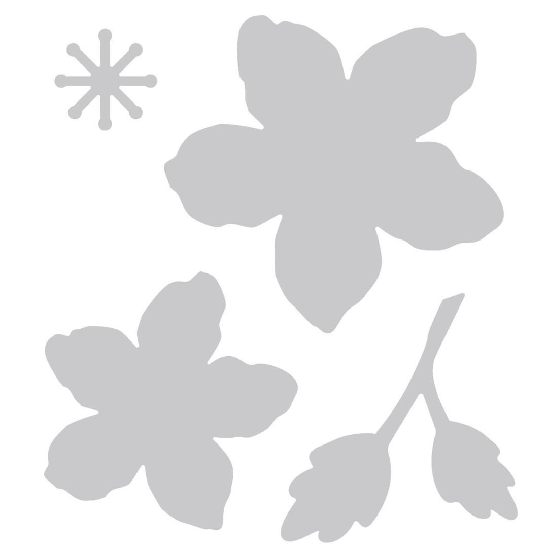 SIZZIX Vyrezávacia šablóna Bigz - Vianočná ruža