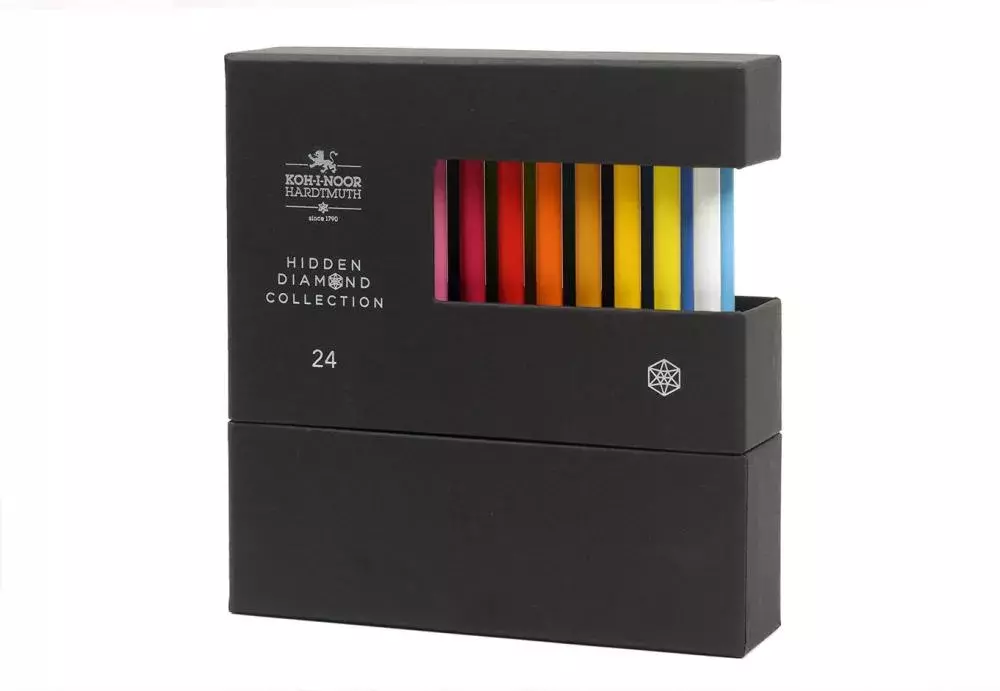 Sada 24 pasteliek v laku PROGRESSO KOH-I-NOOR HIDDEN DIAMOND
