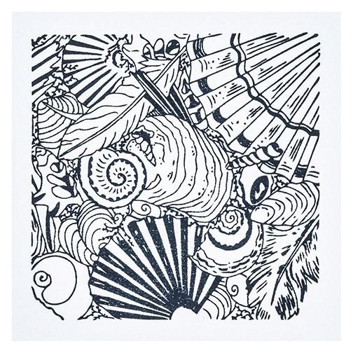 CERNIT polymérová textúra 9x9cm - lastúry