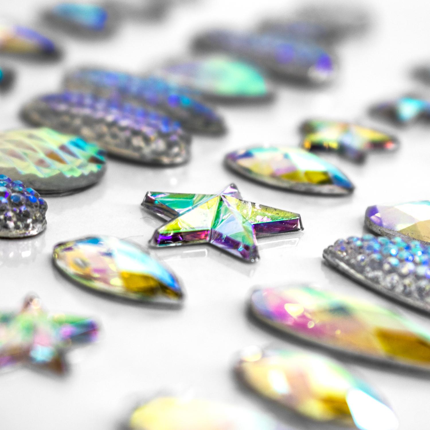 Dekoračné šperky na tvár PAINT GLOW - Glitz Mix & Match