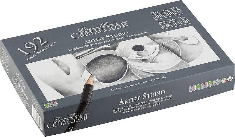 Školské balenie grafitových ceruziek Studio CRETACOLOR, 192ks