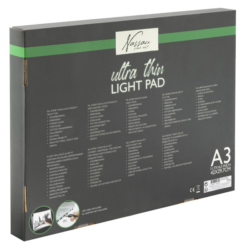 Podložka A3 s LED osvetlením na kreslenie NASSAU